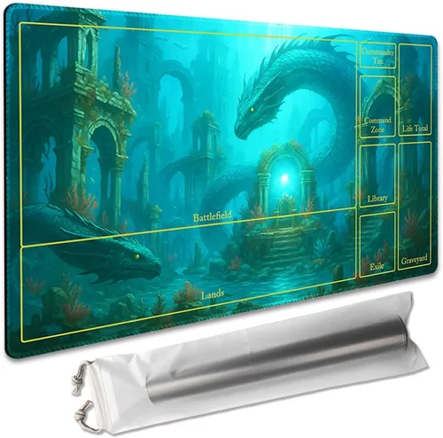 Miniatura 18 de Juego de mesa MTG de 14 x 24 pulgadas, compatible con OCG CCG RPG TCG Playmats (Call of Death)