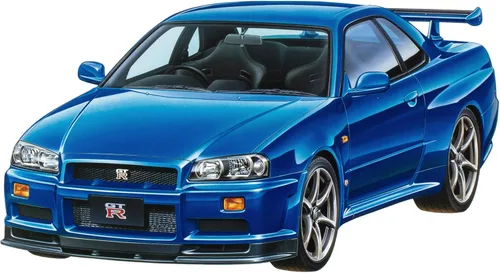 Miniatura 3 de Tamiya Nissan 24210 Skyline GT-R V-SPEC R34, Blanco, Mittel
