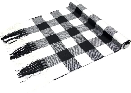 Miniatura 44 de Bufanda de invierno Achillea suave y cálida, de tartán, a cuadros, de cachemira, unisex
