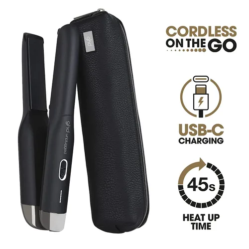 Miniatura 5 de ghd Estilizador desenchufado: plancha plana inalámbrica de 1 pulgada Negro