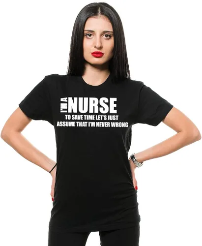 Miniatura 2 de Camiseta de enfermera divertida RN Nursing Novelty Tee
