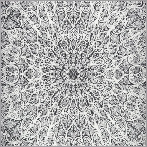 Miniatura 24 de Sofia, alfombra clásica de diseño abstracto, Polipropileno, Gris oscuro Gris/gris (Dark Gray/Gray)