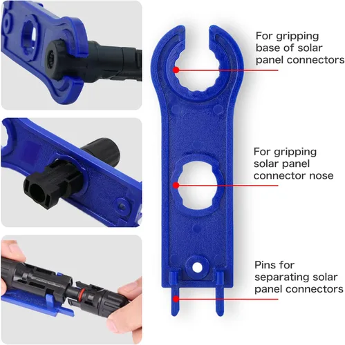 Miniatura 3 de Conectores solares Macho/Hembra IP67 Impermeable Panel Solar Cable Conectores (6 Pares)
