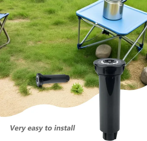 Miniatura 5 de Cabilock Cabezal de aspersor automático retráctil con filtro integrado para riego de césped de jardín, ángulo ajustable, rociador de agua enterrada