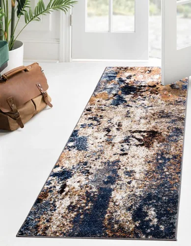 Miniatura 67 de Keen Home Design Alfombras de Pasillo - 2x8 que no desprenden pelusa, alfombra abstracta para cocina, sala de estar, dormitorio, comedor, entrada