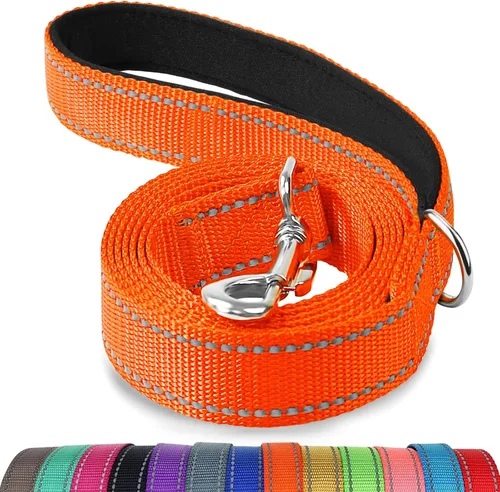 Miniatura 8 de Joytale - Correa resistente para perros grandes que tiran, doble asa para control de tráfico, correas reflectantes de doble cara para perros grandes
