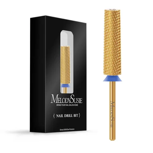 Miniatura 12 de MelodySusie Brocas de uñas cónicas superlargas, brocas de tungsteno de carburo de 3/32 pulgadas, adecuadas para manicura, pedicura, cutícula