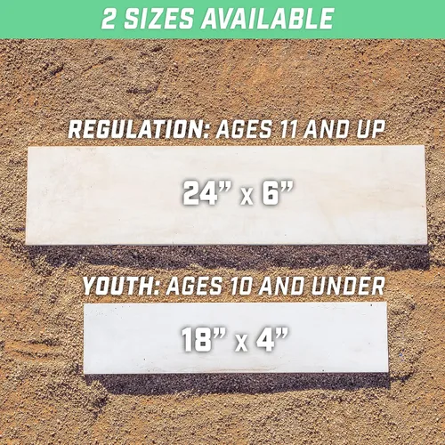 Miniatura 6 de GoSports Baseball & Softball Pitching Mound Rubber - 24" and 18" Sizes