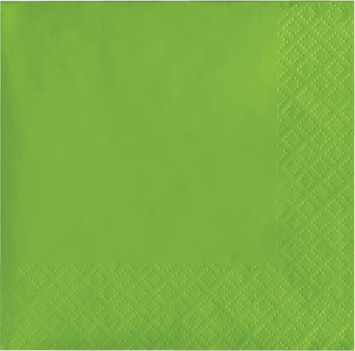 Creative Converting Touch of Color Servilletas de Papel para Bebidas de 2 Capas, 50 Unidades, Lima Fresca (803123B), 5 x 5 pulgadas Verde (Fresh
