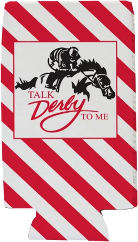 Miniatura 2 de VictoryStore SLIM Derby Enfriadores de latas y bebidas Derby, Talk Derby To Me Sknny - Enfriadores de latas, suministros para fiestas de carreras