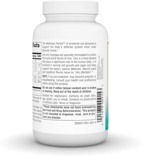 Miniatura 3 de Source Naturals Pastillas de zinc Wellness - 60 pastillas
