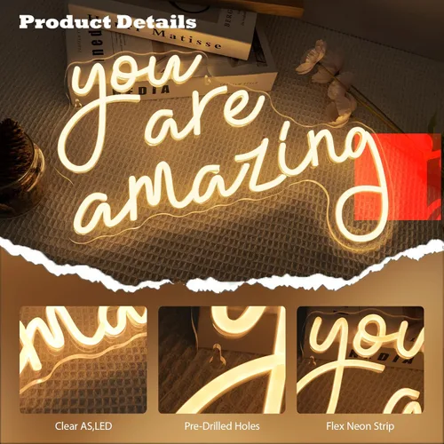 Miniatura 27 de Este Debe Ser El Lugar Letrero De Neón Letra Rosa Led Para Decoración De Pared Usb Letrero De Palabra Enciende Para Dormitorio Sala De Juegos Salón