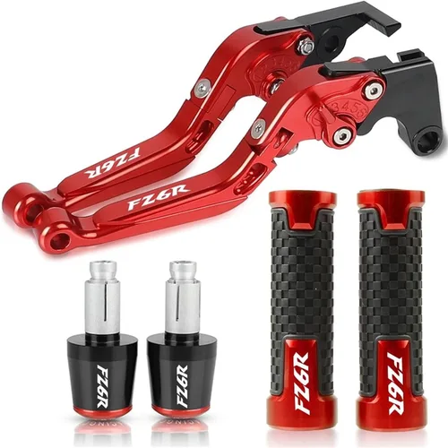 Miniatura 27 de Palancas de embrague de freno de motocicleta para manillar Yamaha FZ6R FZ 6R FZ-6R 2009 2010 2011 2012 2013 2014 2015 2016 2017 (Color : 1)