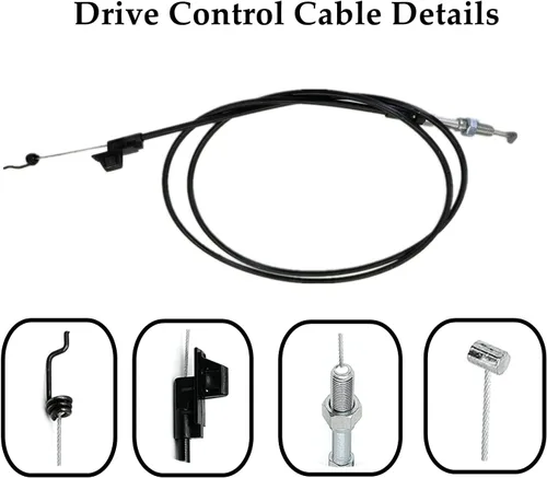 Miniatura 2 de Cable de control de unidad 532431649 compatible con Hus Craftsman 7022F 7022KF HU600F HU675FE HU700F Jonsered cortacésped Rep 431649 583471701