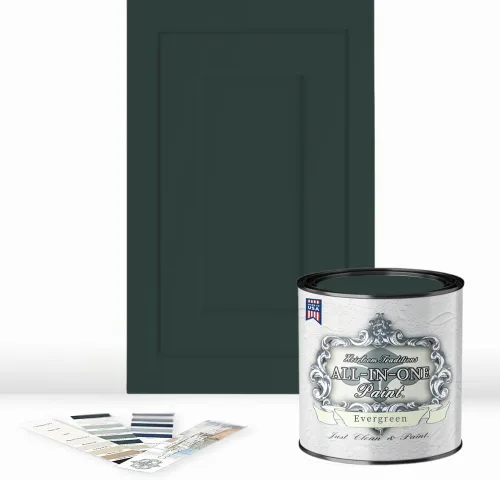 Miniatura 42 de Pintura TODO EN UNO, Abbey (gris cálido), Muestra de 8oz - Pintura duradera para gabinetes y muebles. Imprimación y capa superior incorporadas,