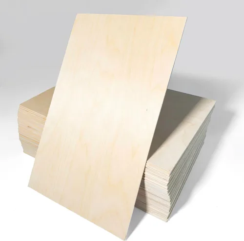 Miniatura 10 de Paquete de 10 Madera contrachapada de abedul báltico prémium de 0.236 in y 1/4 de pulgada, 12 x 19 pulgadas, lista para Glowforge, grado Paquete