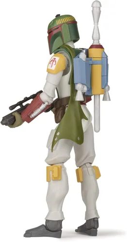 Miniatura 4 de STAR WARS Galaxy of Adventures Boba Fett - Figura de acción a escala de 5 pulgadas con divertido proyectil, juguetes para niños a partir de 4 años