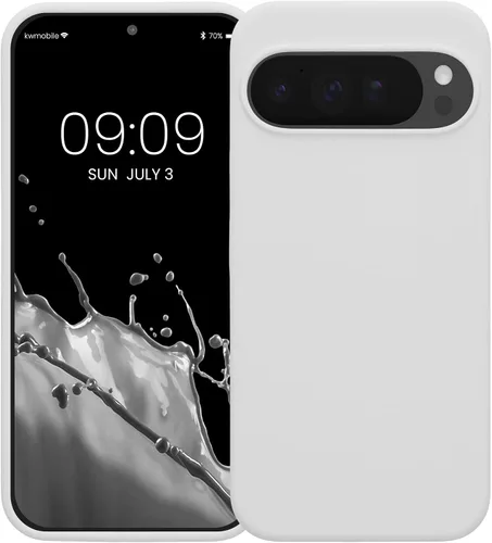 Miniatura 708 de kwmobile Funda Compatible con Google Pixel 6 Pro - Funda de teléfono de silicona TPU con acabado suave - Azul Arrecife