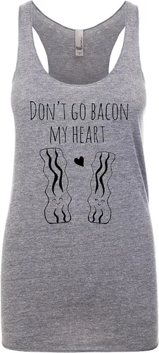 Miniatura 12 de Women's Graphic Racerback Tank Top, Gift for Her, Shirts with Sayings, Yoga Tee, Food