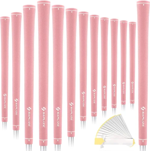 Miniatura 22 de SAPLIZE Puños de golf exclusivos para mujer, diseño cónico optimizado, elegante serie de colores sólidos, suaves, cómodos y absorbentes de golpes