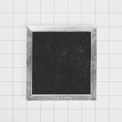 Miniatura 3 de Whirlpool 8206230A Filtro de carbón original OEM para microondas sobre el rango - Sustituye 8206230, 8206230ARP