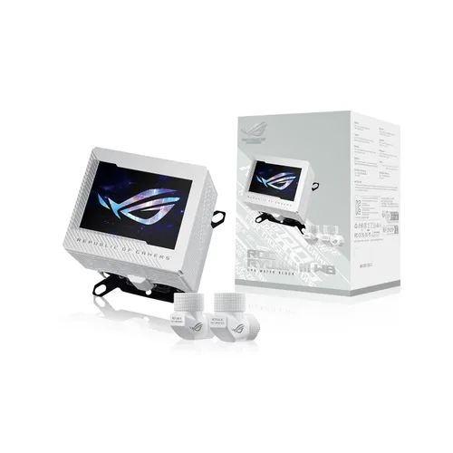 Miniatura 36 de ASUS ROG Ryujin III 360 ARGB Enfriador de CPU líquido todo en uno con radiador de 360 mm. Bomba Asetek de 8ª generación, 3 ventiladores ARGB