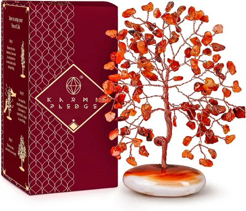 Miniatura 13 de Árbol de la vida hecho a mano de cristal de 7 chakras, regalos únicos de cumpleaños y aniversario para mujeres, madres y amigos Decoración