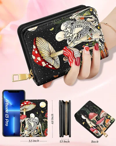 Miniatura 2 de Bistup Cartera de órgano, Calavera de 8 hongos, Moderno