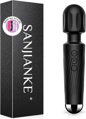 Miniatura 13 de SANJIANKE Varita Vibradora, Juguete Sexual para Adultos, Consolador de Punto G, Vibrador de Clítoris, Vibradores Sexuales, Estimulación