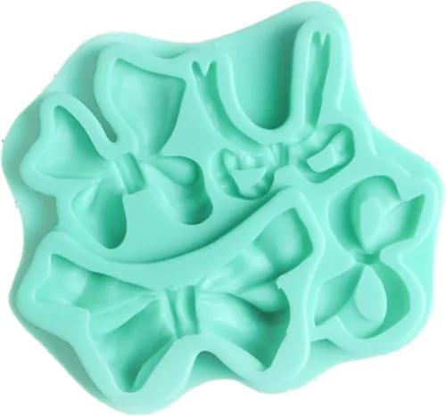 Miniatura 10 de Molde de fondant para bricolaje, flores, cola de sirena, hojas, lindo molde de silicona para pastel de caramelo de chocolate, vela de arcilla hecha