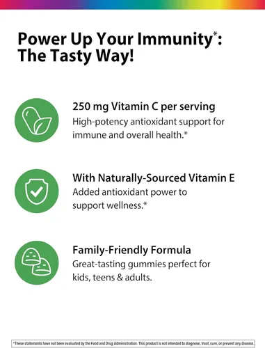 Miniatura 4 de Rainbow Light – Gummy rodajas de vitamina C, 1