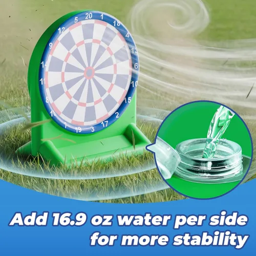 Miniatura 6 de iPlay, iLearn Divertidos juguetes de piscina para niños, juegos inflables de tablero de dardos, flotadores de piscina, patio de playa, juego al aire