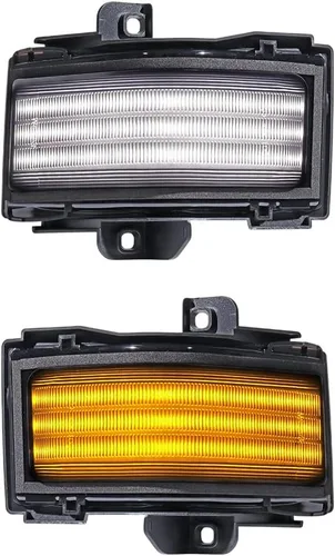 Miniatura 9 de Compatible con Ford Super Duty 2017-2022 2023 F250 F350 F450 F550 2X luz de señal de giro para espejo lateral de circulación diurna DRL lámpara