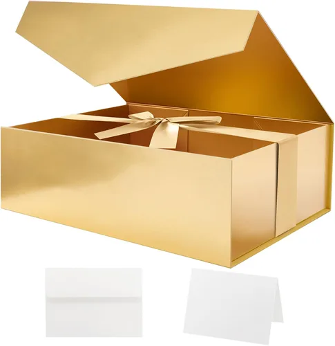 Miniatura 30 de HAPPY POTATO Caja de regalo grande con tapa y cinta, caja de propuesta de padrino, caja de regalo magnética para regalos
