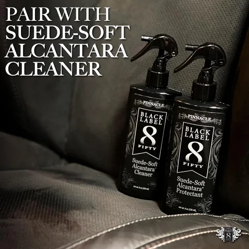 Miniatura 2 de Pinnacle Black Label Suede-Soft Alcántara Protector Protección avanzada contra derrames y manchas para microgamuza y alcántara Acabado