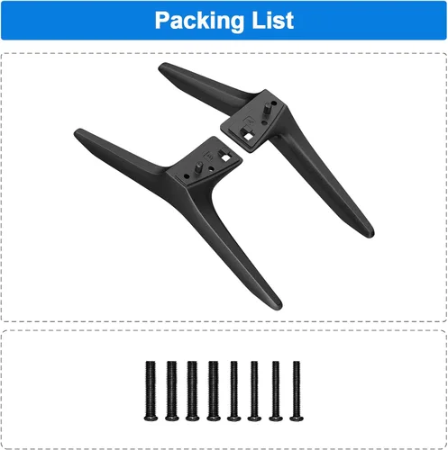 Miniatura 7 de Reemplazo de patas de soporte de TV para LG 49 50 55 pulgadas 49UJ6300 49LJ5550 49LJ550M-UB 49UK6300 50UJ6300 50UK6300 55LJ5500UA 55LJ5550M UB MAM6