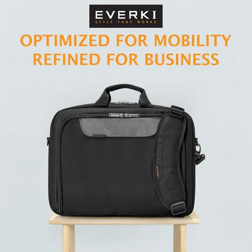Miniatura 7 de EVERKI Advance - Maletín para laptop de 17.3 pulgadas, maletín de negocios para hombres y mujeres, bolsa de computadora ideal para viajes, bolsa