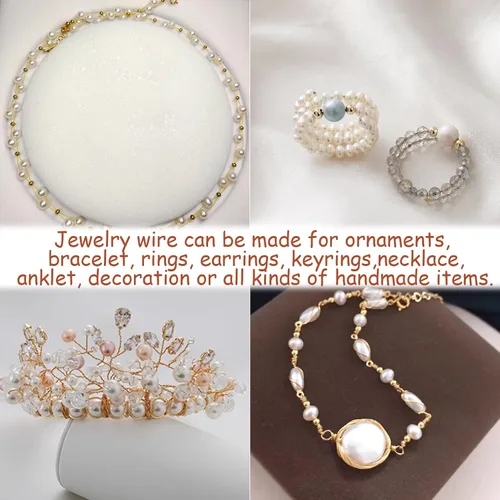 Miniatura 7 de EuTengHao Alambre de memoria para joyería, alambre de acero inoxidable para hacer joyas, collares, pulseras, anillos, aretes, suministros