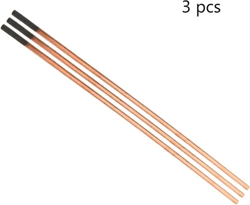 Miniatura 4 de Cobre recubierto de carbono 0.197x13.976 in carbono gouging Rod Copperclad electrodos 3pcs