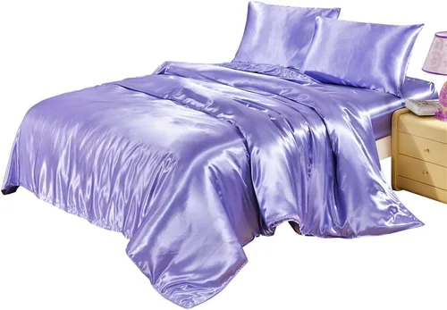 Miniatura 10 de Bedding-Hotel - Juego de funda de edredón de calidad de hotel con lazos de cremallera ocultos, 3 piezas (1 funda de edredón, 2 fundas de almohada)