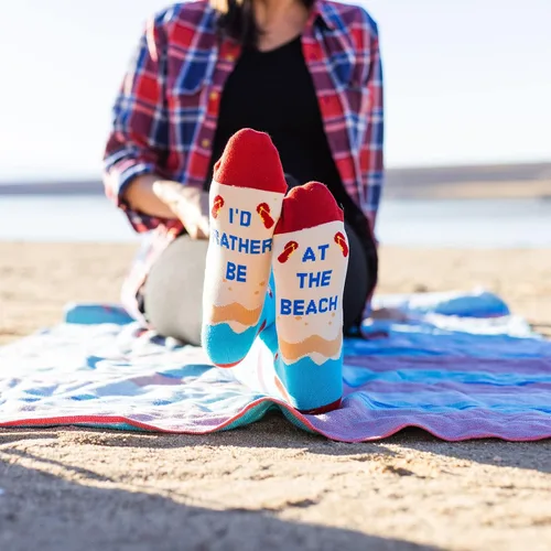 Miniatura 5 de I'd Rather Be - Calcetines divertidos para hombres y mujeres, regalos para golf, caza, camping, senderismo, esquí, lectura, deportes y mucho más