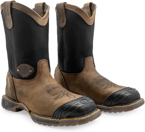 Miniatura 10 de CEBU Botas vaqueras Thunder Western para hombre - Punta cuadrada