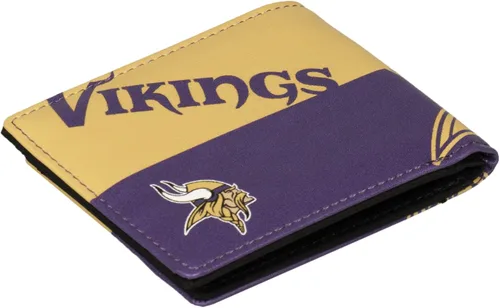 Littlearth NFL Miami Dolphins Bi-Fold Wallet, Team Color, 4” x 5" x 1”