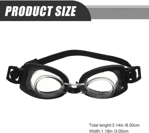 Miniatura 4 de Toyvian Gafas de natación en miniatura para muñecas, 4 piezas de gafas de natación para muñecas, accesorios coloridos para la casa pequeña