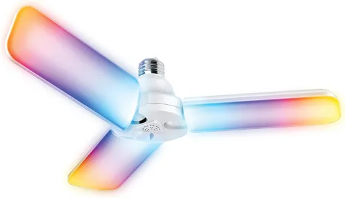 Miniatura 11 de Feit Electric Panel de luz LED con sensor de movimiento, equivalente a 300 W, panel ajustable de 90°, base estándar E26, CRI 80, 4000 lúmenes