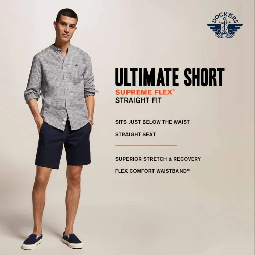 Miniatura 4 de Dockers Pantalones cortos Ultimate Straight Fit Supreme Flex para hombre