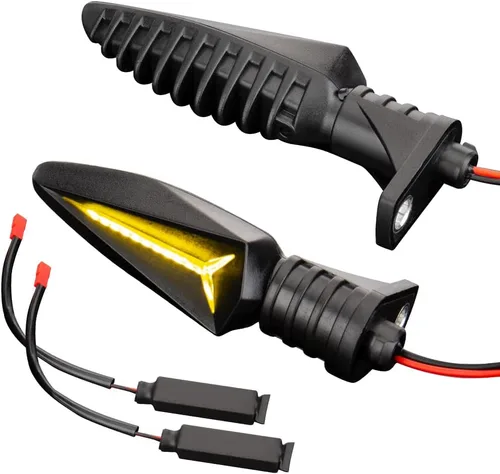 Señales de giro LED para motocicleta KICRY, intermitentes frontales compatibles con BMW F650GS F700GS F800G F800R F800ST HP2 Sport K1200R K1300R