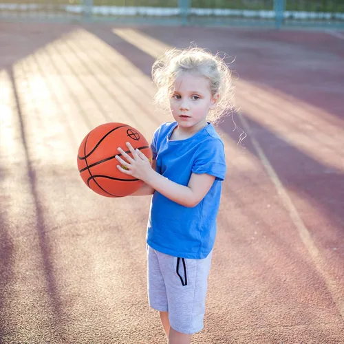 Miniatura 4 de KUYOTQ Kids Toddler Youth Adult Size 3/4/5/6/7 Basketball 22/25.5/27.5/28.5/29.5" Thickened Rubber or Faux Leather Indoor Outdoor Basketball for