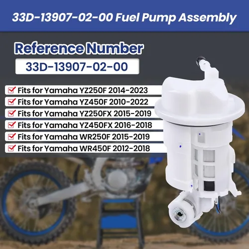 Miniatura 2 de 33D-13907-02-00 Conjunto de bomba de combustible para Yamaha YZ250F YZ450F YZ250FX YZ450FX WR250F WR450F, repuesto de bomba de combustible
