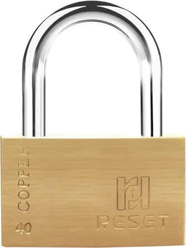 Miniatura 8 de RESET -290 Candado de latón de 1.18 pulgadas (1.181 in) con llave, candado pequeño con llave con grillete de acero inoxidable, 3 llaves, cerradura